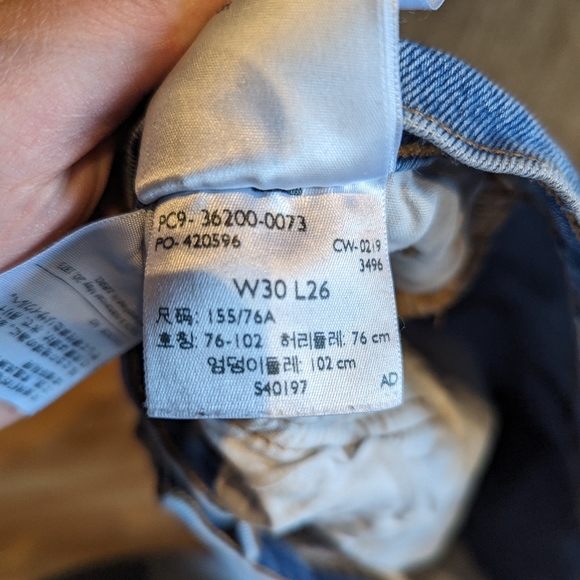 Levi's 501's with 30 waist 26 length - Picture 3 of 3